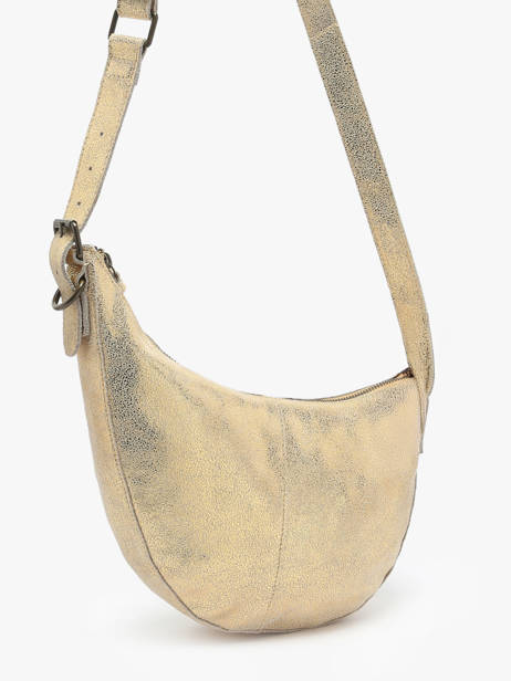 Cross Body Tas Stina Leder Pieces Goud stina 17156634 ander zicht 2